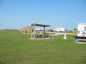 Galveston Park Campground view